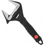 Plumbing Adjustable Wrench with Soft Grip, Wide Mouth, 6 inch x 2.50 inch x 0.6 inch Plumbing Adjustable Wrench with Soft Grip, Wide Mouth, 6 inch x 2.50 inch x 0.6 inch