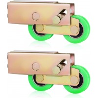 Hardware’s End Adjust Tandem Patio Door Rollers Offer a Unique Advantage Rollers Replacement Sliding Door Rollers Patio Door Rollers Nylon Wheel Can Hold Up to 150 Ib.(Aluminum Track)