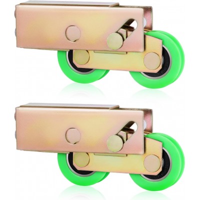 Hardware’s End Adjust Tandem Patio Door Rollers Offer a Unique Advantage Rollers Replacement Sliding Door Rollers Patio Door Rollers Nylon Wheel Can Hold Up to 150 Ib.(Aluminum Track)