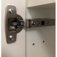 Set of 2 Hinges with Soft Close (New) Suitable for Metod (Such as UTRUSTA Hinges) with 2 Hinges and 8 Fastening Screws