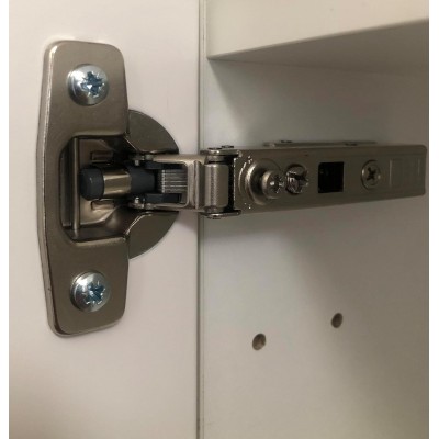 Set of 2 Hinges with Soft Close (New) Suitable for Metod (Such as UTRUSTA Hinges) with 2 Hinges and 8 Fastening Screws