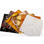 uv plate imitation marble wall decoration paint-free high gloss panel waterproof fire ktv hotel stone plastic wall panel