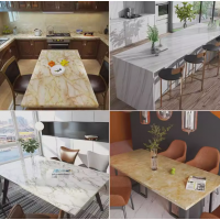 Marble UV board background wall furniture refurbished waterproof imitation board pvc board waterproof fireproof veneer decorative stickers